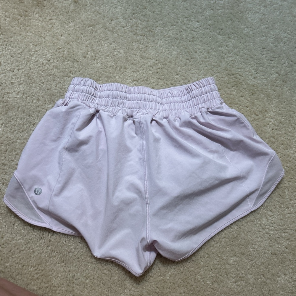 Lululemon Athletica Soft Pink Athletic Shorts - Picture 2 of 3